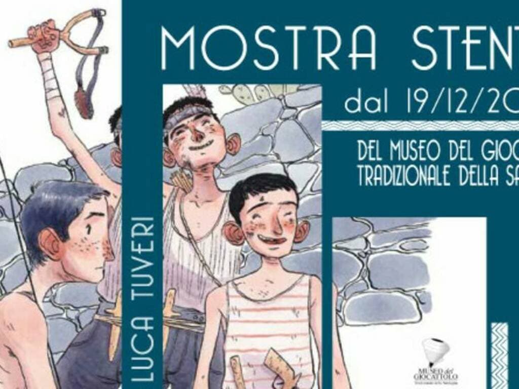 Al Museo del Giocattolo arriva “Stentu”, la nuova mostra illustrata di Luca Tuveri