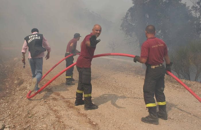 Incendi in Sicilia: vigile del fuoco deceduto, numerosi interventi sull'isola