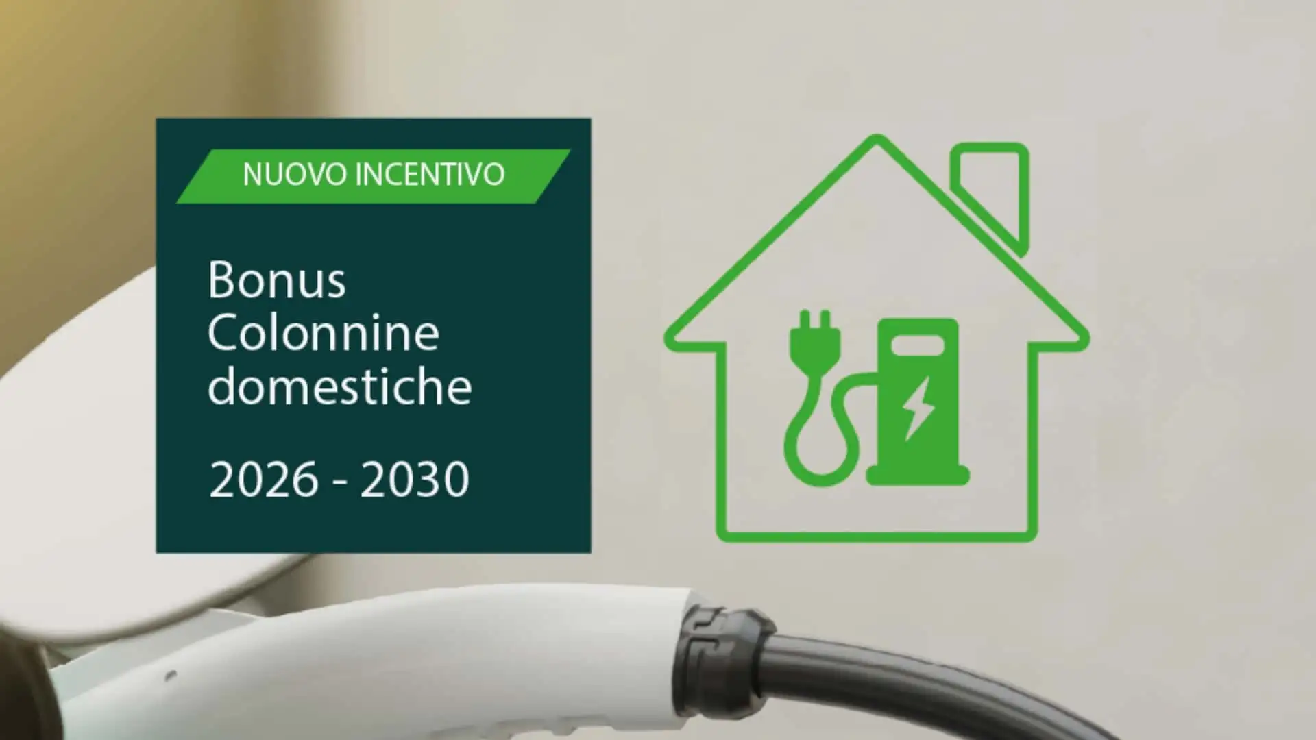 Incentivi per colonnine elettriche 2026: aperte le richieste fino a 1.500 euro