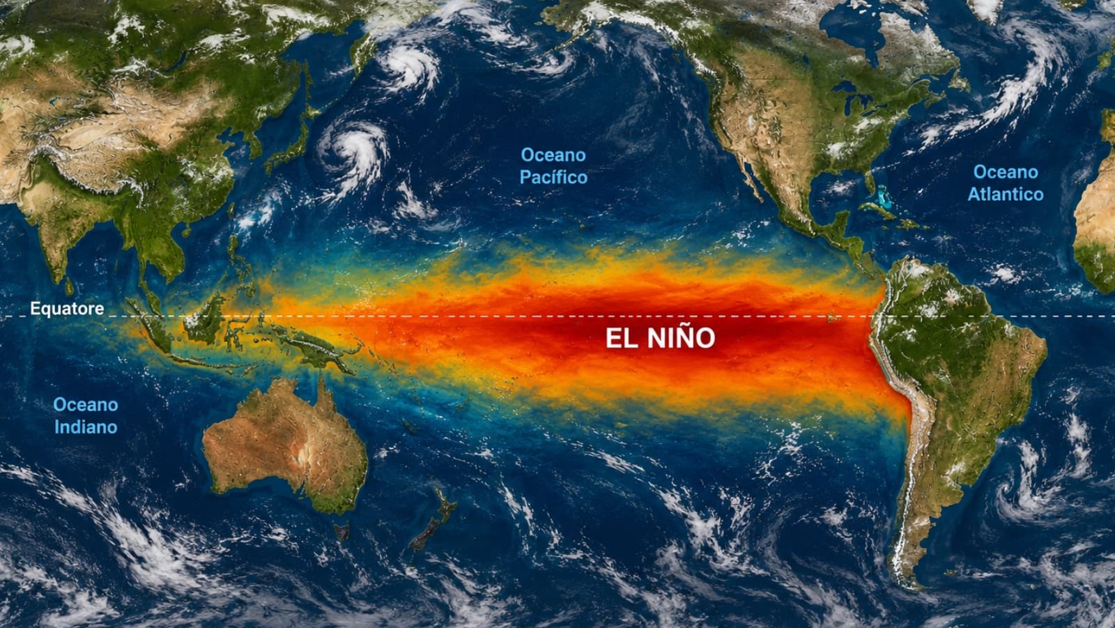 El Niño si intensifica: l'allerta delle Nazioni Unite sui rischi climatici globali