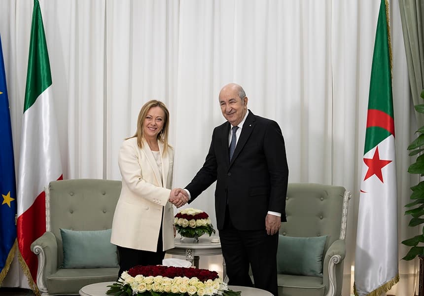 meloni algeria