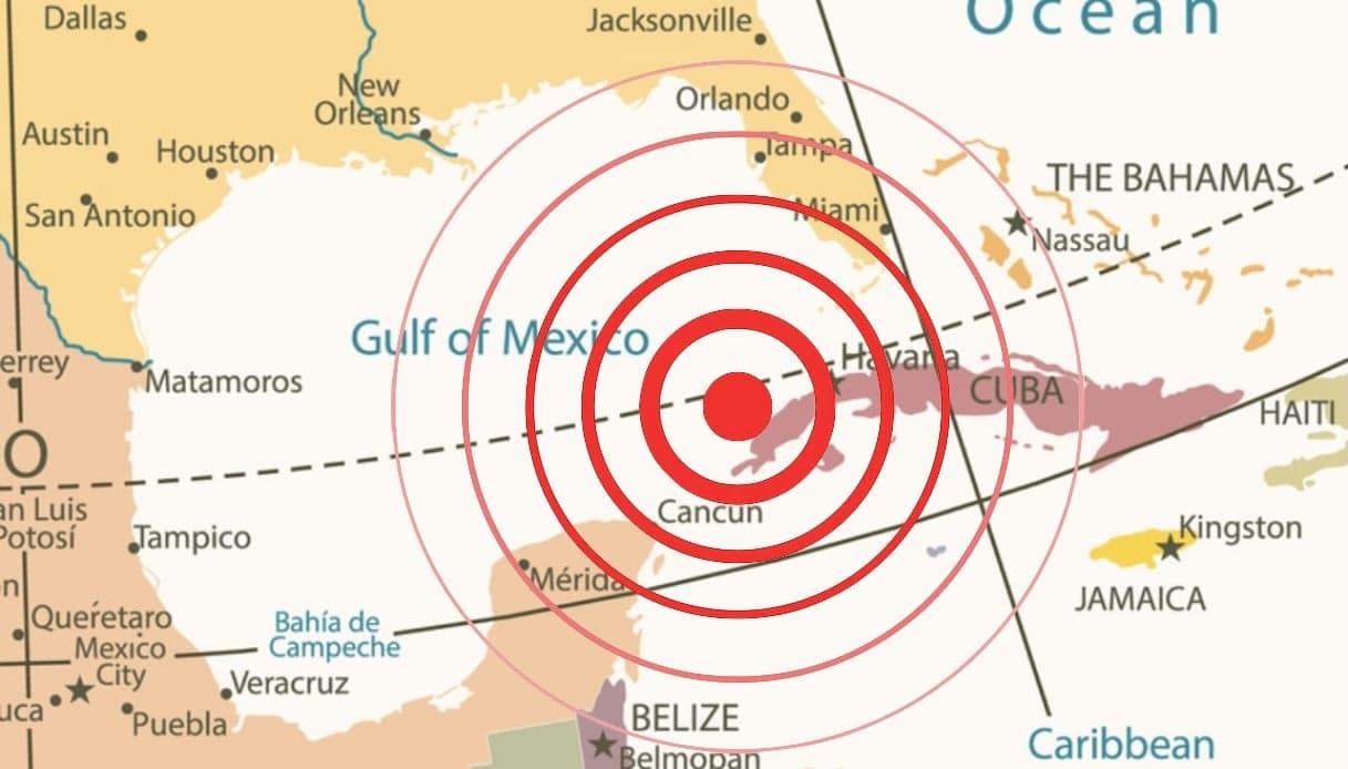 Forte terremoto al largo di Cuba, scossa avvertita fino alla Florida