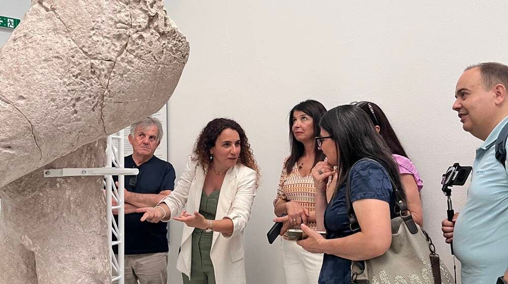 Altri due Giganti di Mont’e Prama in mostra a Cabras, dopo il restauro al museo